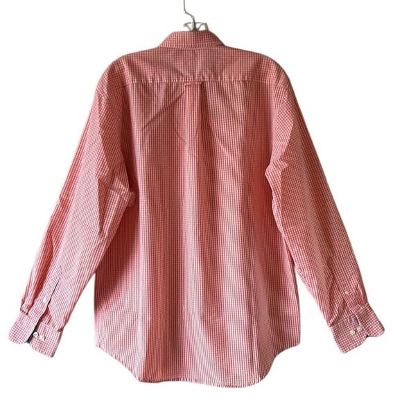 Izod Mens Orange And White Shirt - Picture 5 of 6